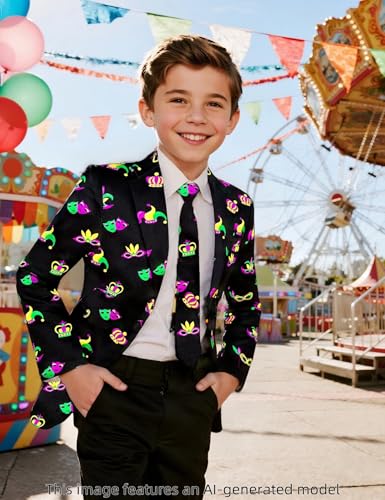 Blazer y corbata para niños 8-16 años miniatura 5