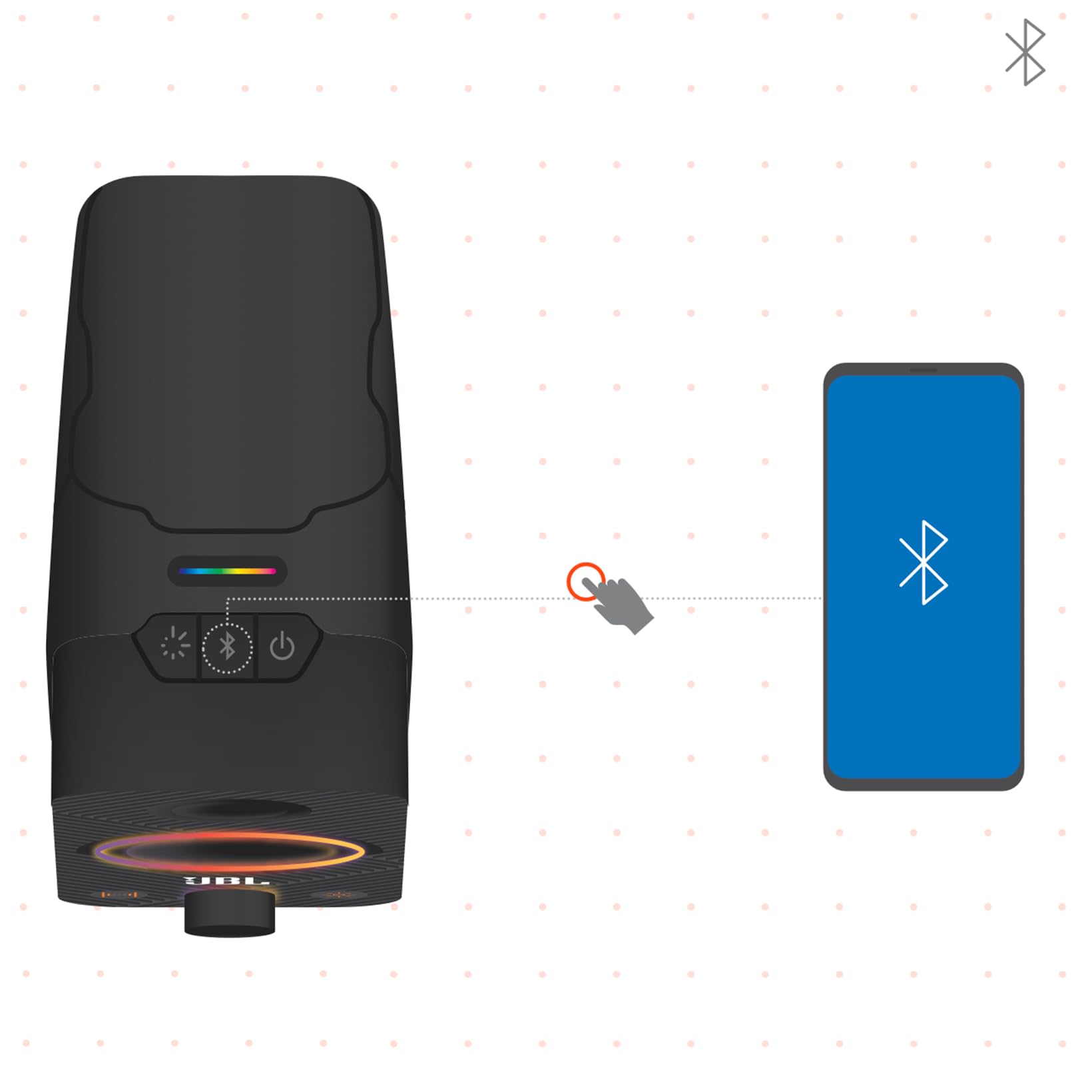 JBL Quantum Duo Gaming Speakers, USB-Powered PC Speakers with Powerful JBL Sound and LED Colour Lights, Black