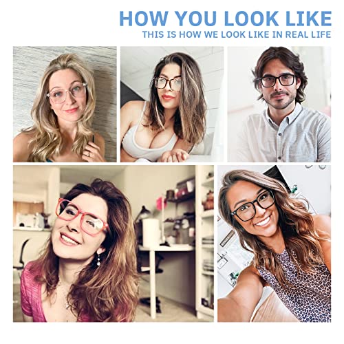 CCVOO-5-Pack-Reading-Glasses-Blue-Light-Blocking-Filter-UV-RayGlare-Computer-Readers-Fashion-Nerd-Eyeglasses-WomenMen-C1-Mix-15 510LDNTXWLL