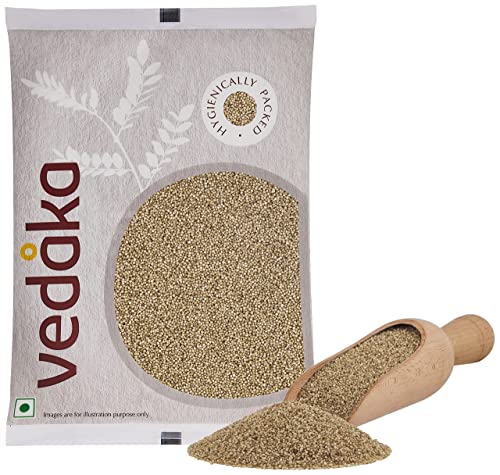 Image of Amazon Brand - Vedaka Unpolished Little Millet | 750 g | Kutki /Samai /Same /Samulu /Chama | Packed with Protein and Fibre | Gluten-Free | Rich in Prebiotic Dietary Fibre