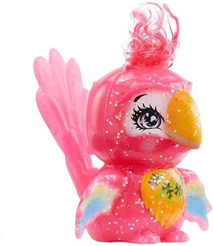 Figura de loro rosa Sheeny de Junglewood - GJX25 Peekie Parrot's Bestie