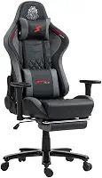 Cadeira Gamer SuperFrame Cerberus, Reclinável, 3D, Preto e Cinza