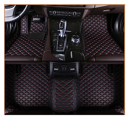 Tapis de sol C-HR EV 2020 antidérapant en similicuir Wine Red taille 1 UK