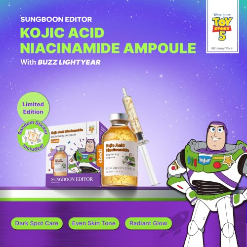 Image of SUNGBOON EDITOR Glow Intensive Kojic Acid Ampoule TOY STORY 5 EDITION, 1.35 fl. oz.