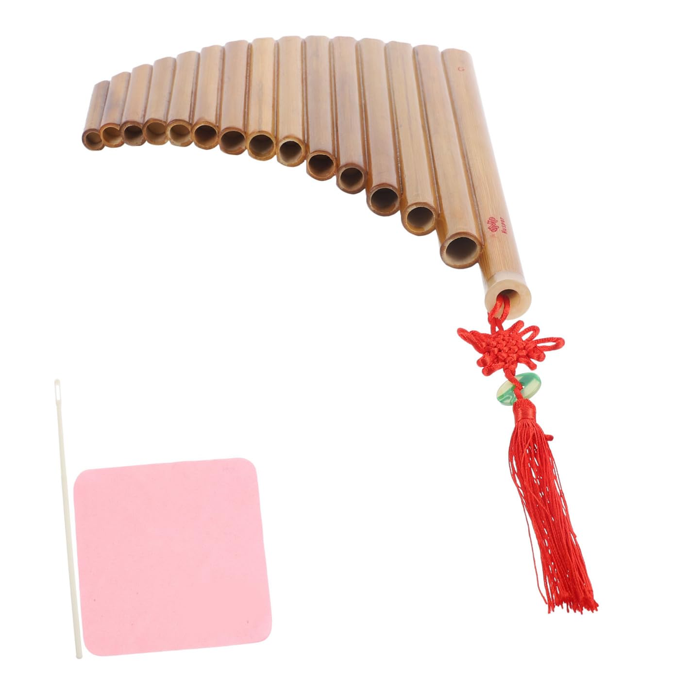 MAGICLULU 1 PC Flûte de Pan en Bambou 15 Trous Marron Instrument de Musique Sûr et Résistant pour Débutants et Performances Couleur Aléatoire Style Plusieurs styles