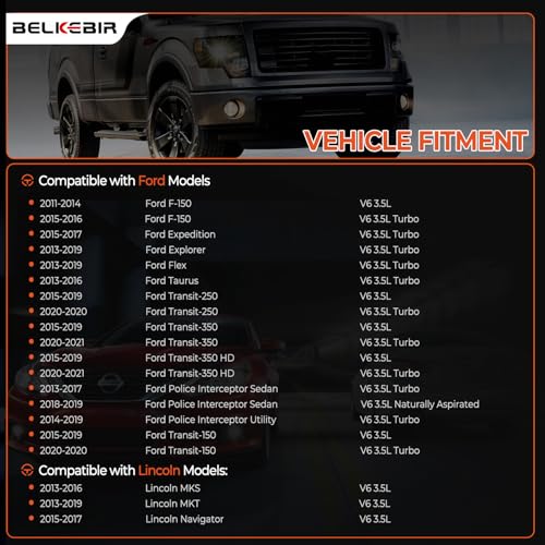 Image of Set of 6 Ignition Coil Packs & Iridium Spark Plugs Compatible with 3.5L V6 Turbo Ford F150 Expedition Explorer Flex Taurus Transit 150 250 350 HD, Lincoln MKS MKT Navigator Replace UF646 DG549 SP534