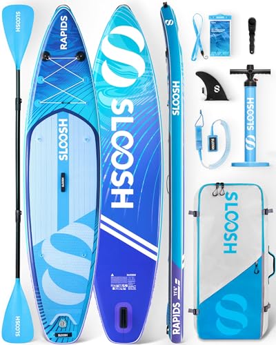 SLOOSH Inflatable Stand Up Paddle Board, 11'6' Inflatable Paddle Boards with Premium Accessories...