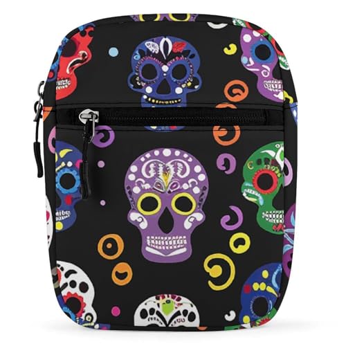 Satchel Tote Bag Messenger Bag Swirls And Dots Printed Mini Sling Bag Purse Suitable for Work Travel