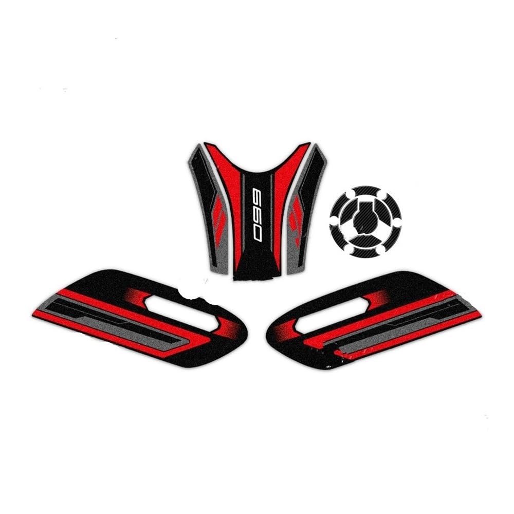 Motorcycle Fuel Tank Sticker Motorcycle Fuel Tank Sticker Pad Decal Oil Gas Cap Protector for Trident 660