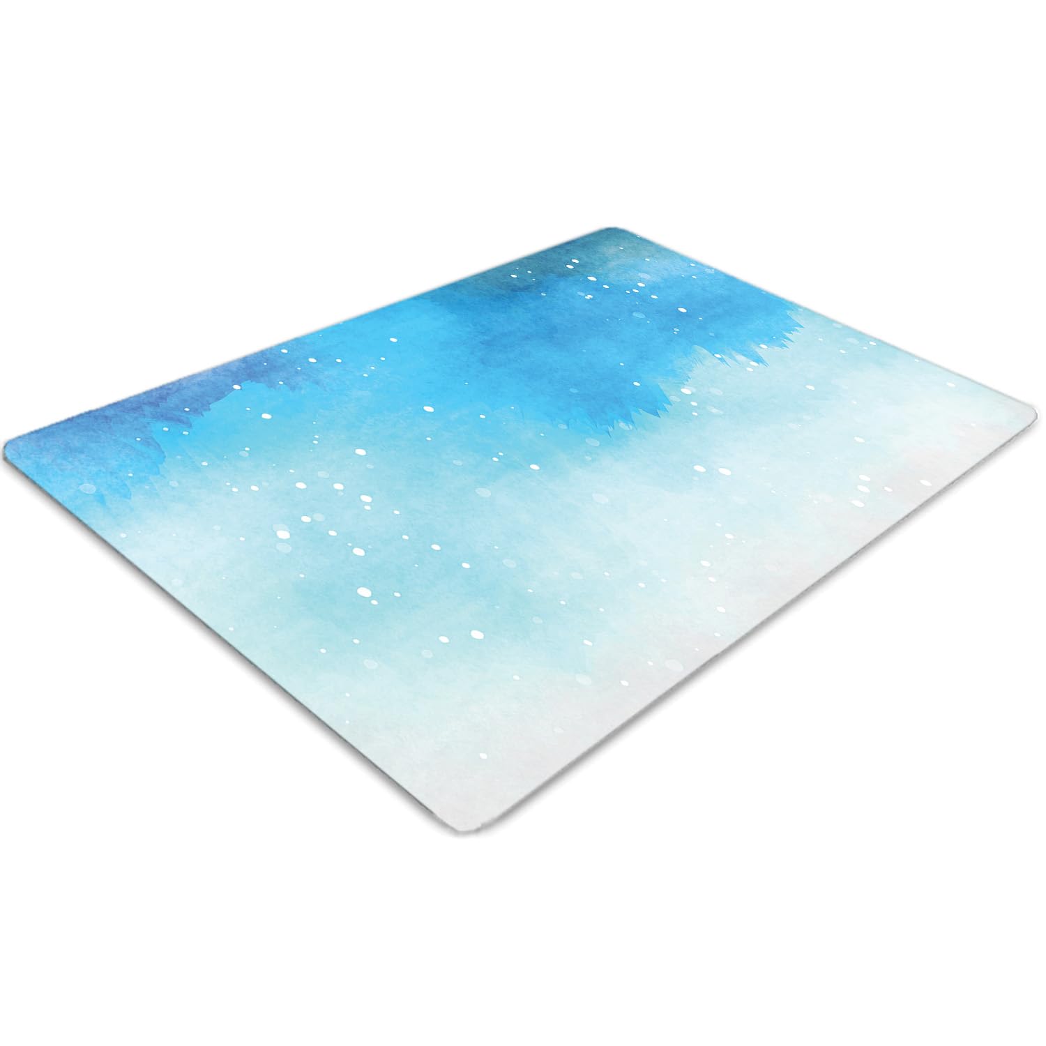 Tapis chaise protège-sol imperméable et antidérapant en PVC rectangulaire haute résistance