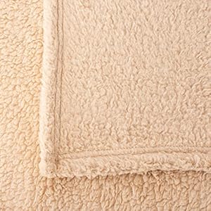   Dog-Blanket-Cat-Blanket-Soft-Warm-Fleece-Pet-Blanket-for-Puppy-Small-Medium-Large-Dogs-or-Cats-Kitten-Plush-Fuzzy-Blankets-for-Bed-Couch-Sofa-Travel-Lamb-40--40-Beige