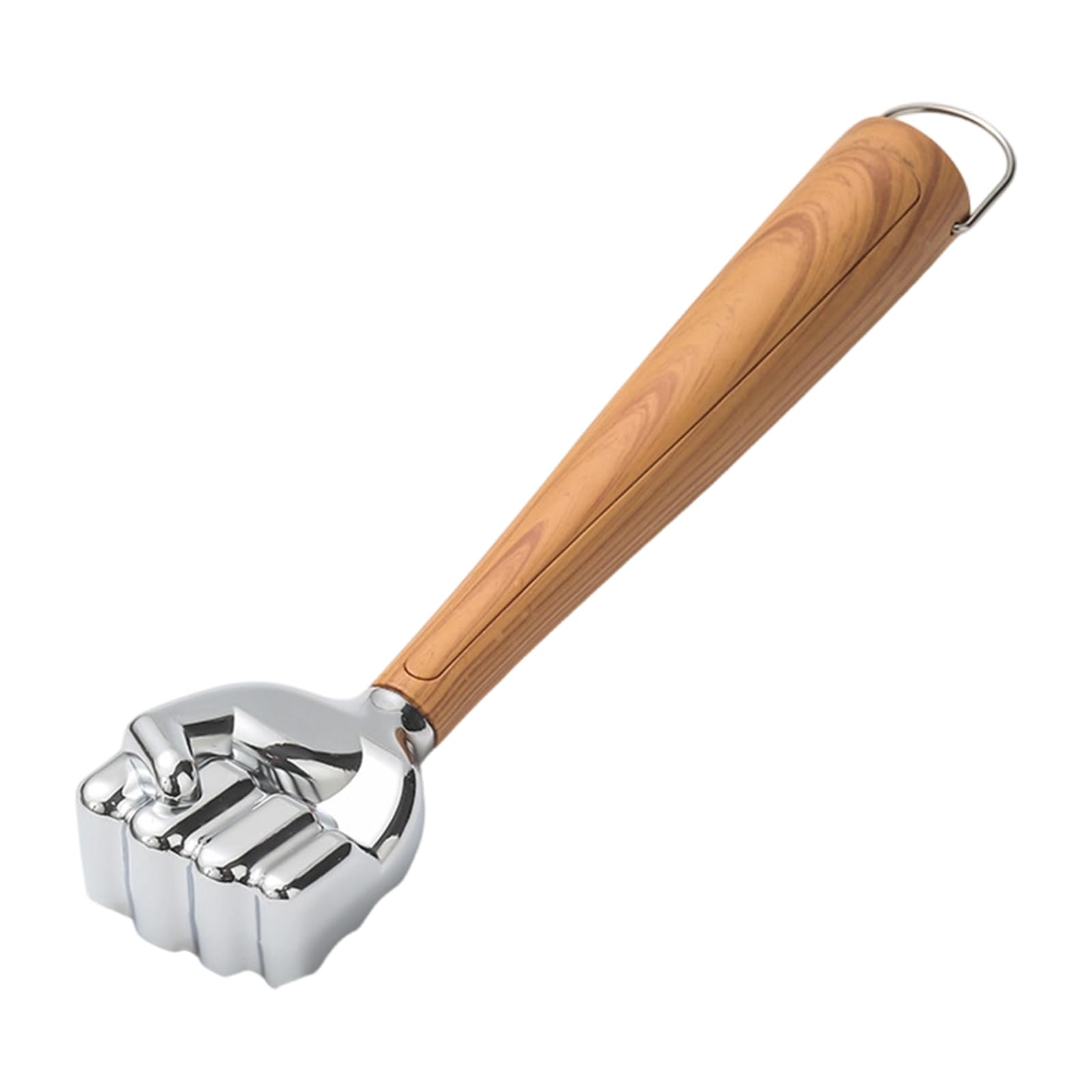 Qisuw Unique Fist Shape Meat Hammer Practical Alloy Ideal for Tenderizing Beef Pork and Poultry in Kitchen Cooking Meat Tenderizer