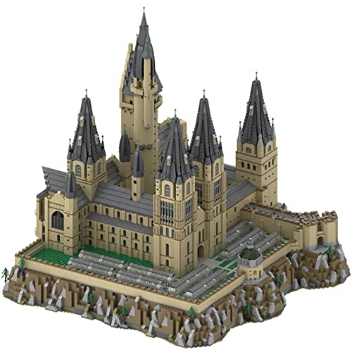 YYMC Bausteine Haus Bausatz, 12844 Teile Modular Buildings MOC-30884 Castle Burg Architektur Bauset, Street View… – Bild 3