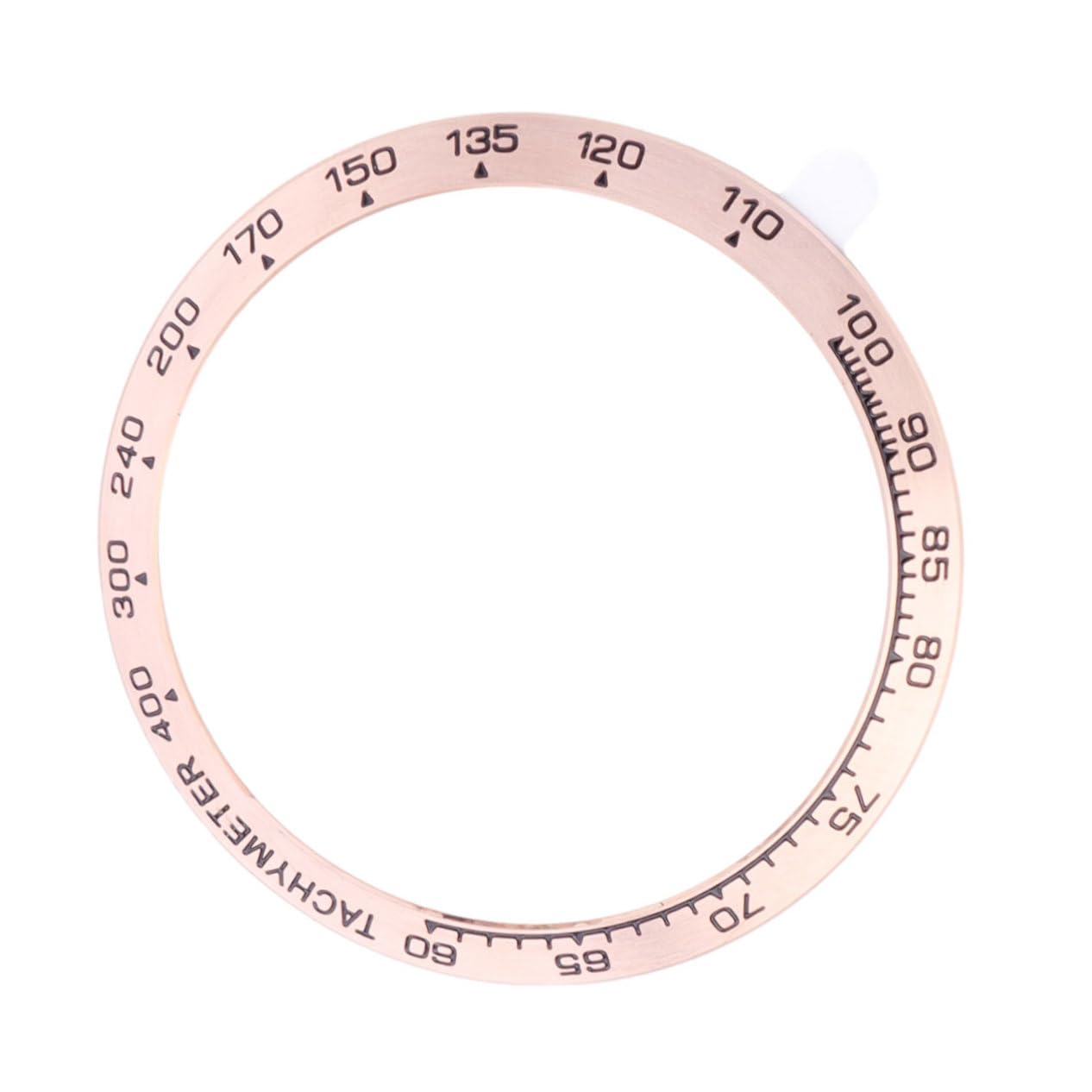 jojofuny 46mm Bezel Camera Case Cross Body Watch Steel Bezel Ring Watch Bezel Metal Scale S3