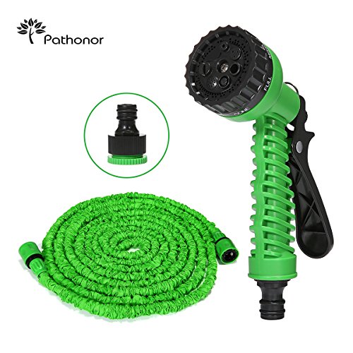 Preisvergleich Produktbild Pathonor Gartenschlauch flexibel Wasserschlauch flexibel 50FT Flexischlauch Gartenschlauch Garten Handbrause Gartenteich Schlauch Bewässungs Schlauch Gartenteichschlauch dehnbar