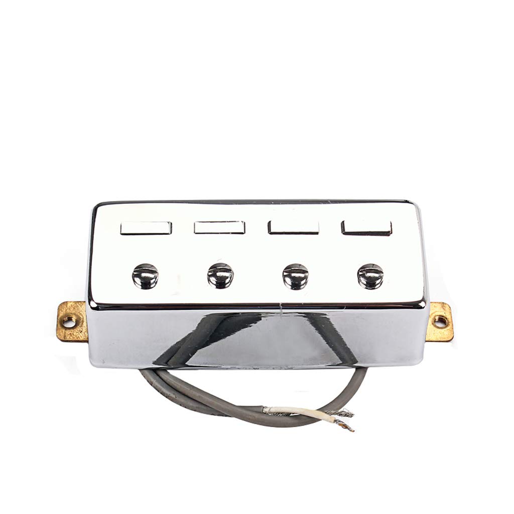 Alnicov Guitar Pickup,Guitar Humbucker Pickups,For 4 String Bass Guitar Parts,Silver