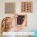 4-Piece Sensory Touch Panel Set with Solid Wood Frames – Wall-Mounted Textured Boards for Kids’ Early Learning & Sensory Play