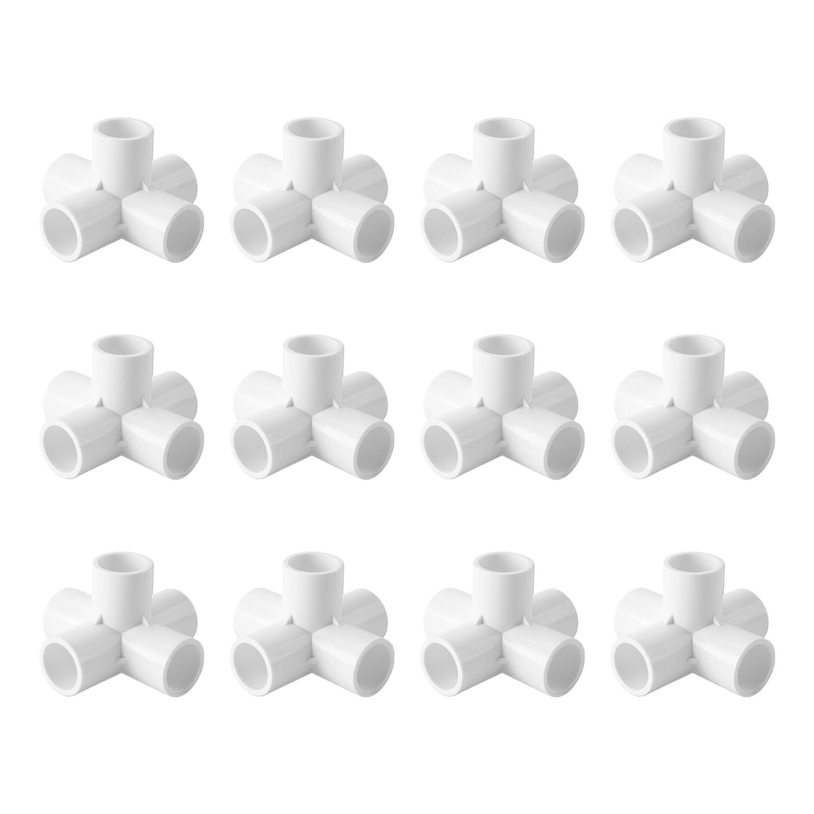 Zxfdsfdbnm Multicolor 12Pack Farm Irrigation Water Pipe Fittings Durability Quickly Valves Plumbing Connectors For Indoor And Outdoor Use Water Elbow Pipe Coupling Connector