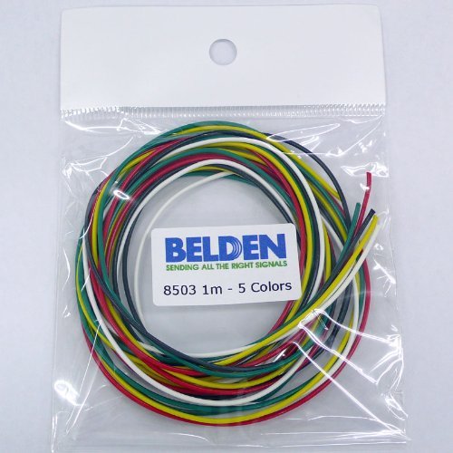 Amazon | BELDEN 8503 フックアップワイヤー5色セット 8503-01-5