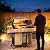 Aoxun 4-Burner Propane Grill with Side Burner, 49000 BTU Gas Grill, Stainless Grill with Cast Iron Grates & Side Tables for Backyard, Patio, Camping, Black and Silvery