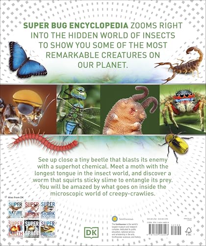 Super Bug Encyclopedia: The Biggest, Fastest, Deadliest Creepy-Crawlers on the Planet (DK Super Nature Encyclopedias)
