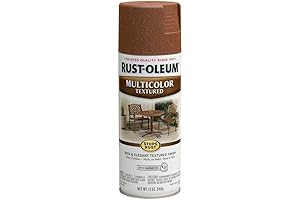 Rust-Oleum Textured Spray Paint in Rustic Umber: Transform Surfaces with Rust Protection and Enhance Aesthetics