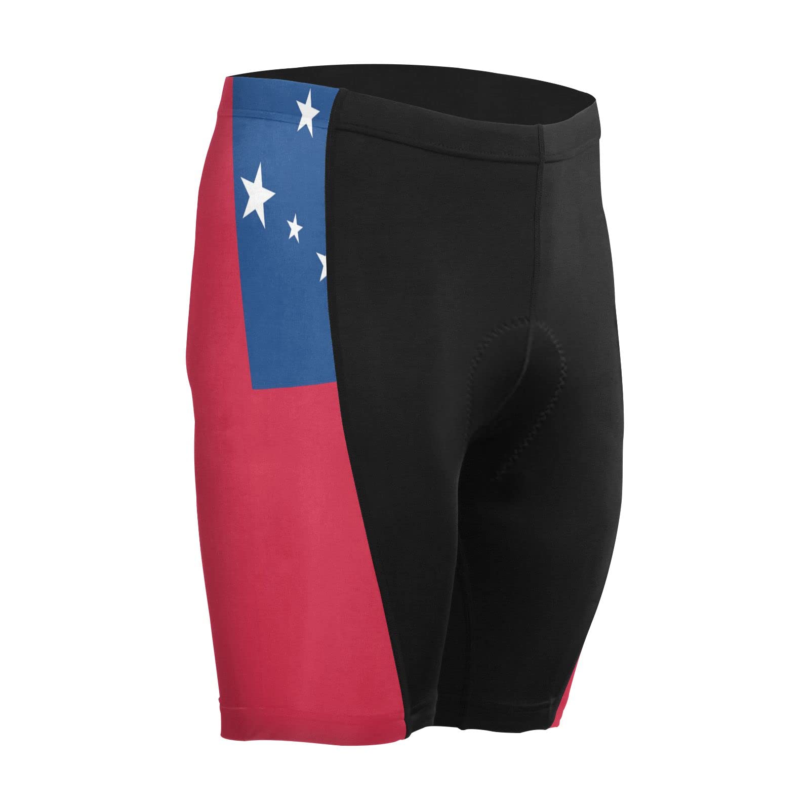 Samoa Flag Men's Bike Shorts Padded Cycling Bicycle Biking Shorts Tight Multicolor