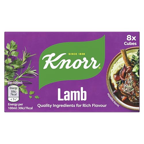 Knorr Lamb Stock Cubes Adds Rich Flavour to Your Dishes Gluten-free Lamb Stock 8x 10 g
