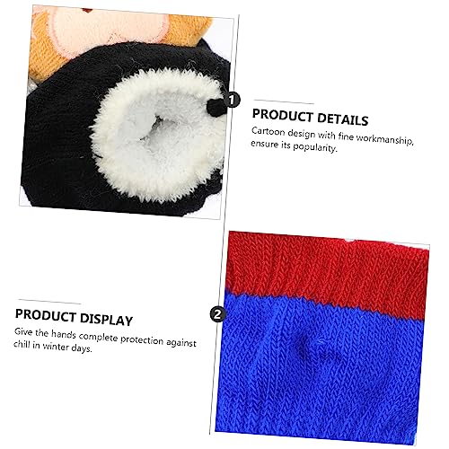 Guantes de invierno para niño cálidos y con cuerda antipérdida 3