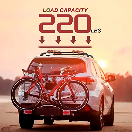 image for KINGGERI Lockable 220lbs Cross Bars Roof Racks Fit for Toyota Highland
