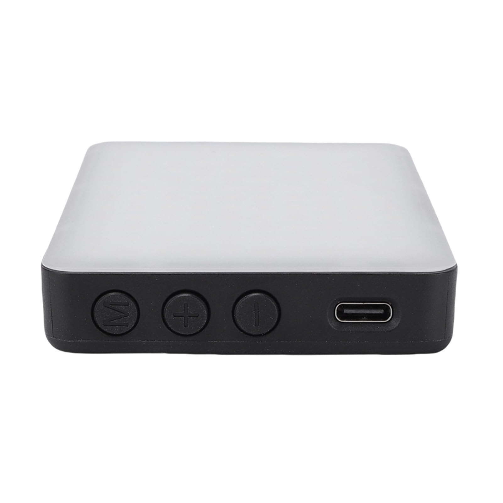 Fabater Luce di Riempimento Fotografica a Doppia Faccia con Ricarica Wireless per Selfie e Streaming Video 2500-9000K Design Morbido, Durevole e Compatto