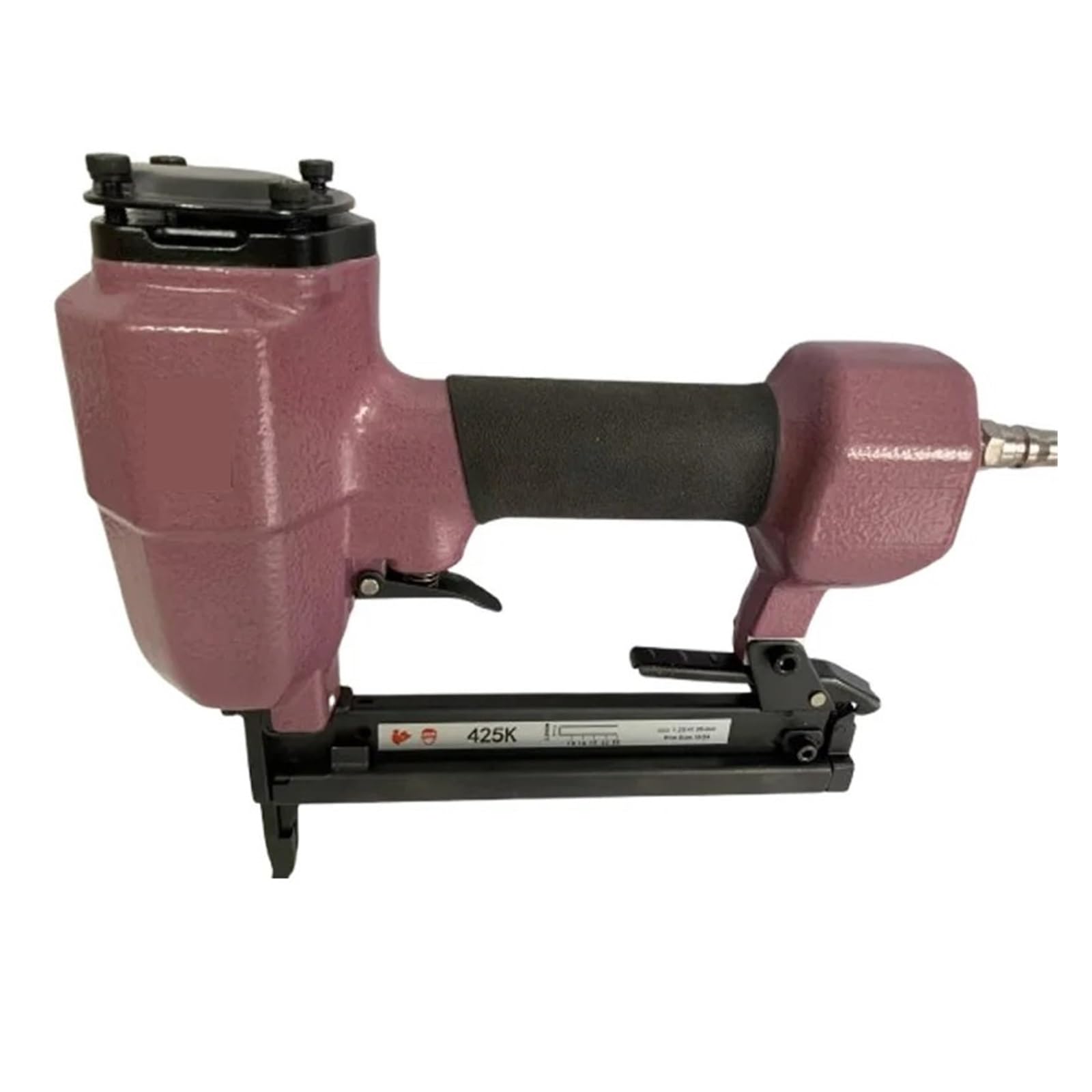Clavadora neumática, Pistolas de clavos inalámbricas 425K, grapadora neumática morada de calibre 18, grapadora de alambre mediano for bricolaje y construcción en el hogar.,para trabajar la madera