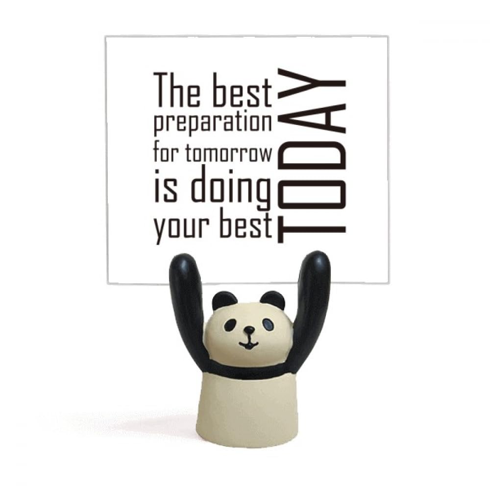 Support de mémo panda avec citation, cadeau idéal pour collègue - 4