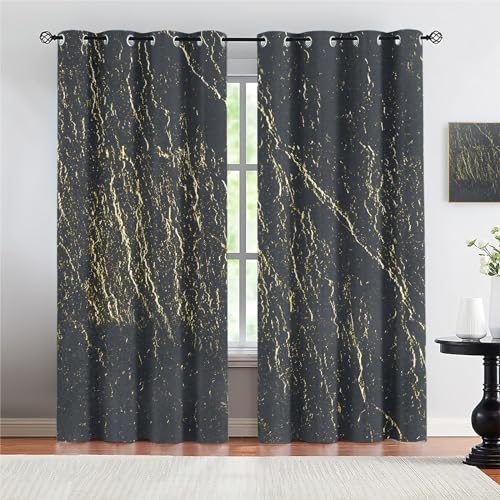 Barras de Cortina Salon Dorada Marca KBDQGX