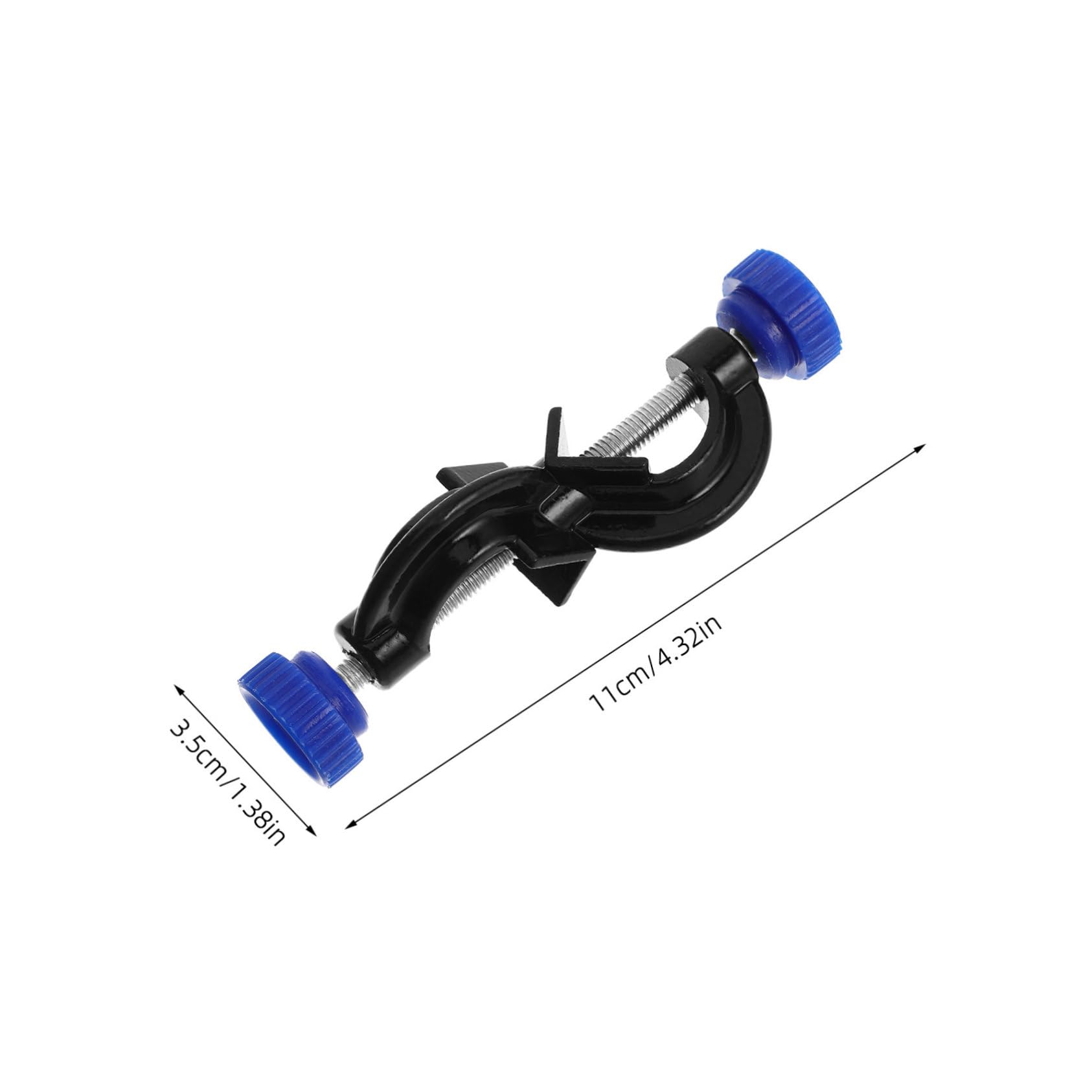 KICHOUSE Aluminum Lab Retort Stand Clips Large Spring Clamps Metal Cable Clamp for Heavy Duty Use