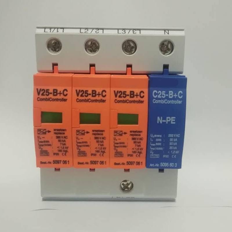 V25-B+C/3+NPE 7-50KA Surge Arrester ~385V AC Combi Controller Surge Protector