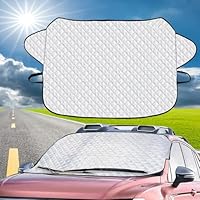 Frontscheibe Auto Sonnenschutz,Sonnenschutz Auto Frontscheibenabdeckung, Sonnen Schutz fürs Auto,Windschutzscheiben Abdeckung für die Meisten Autos Blockiert UV Hitzeschutz