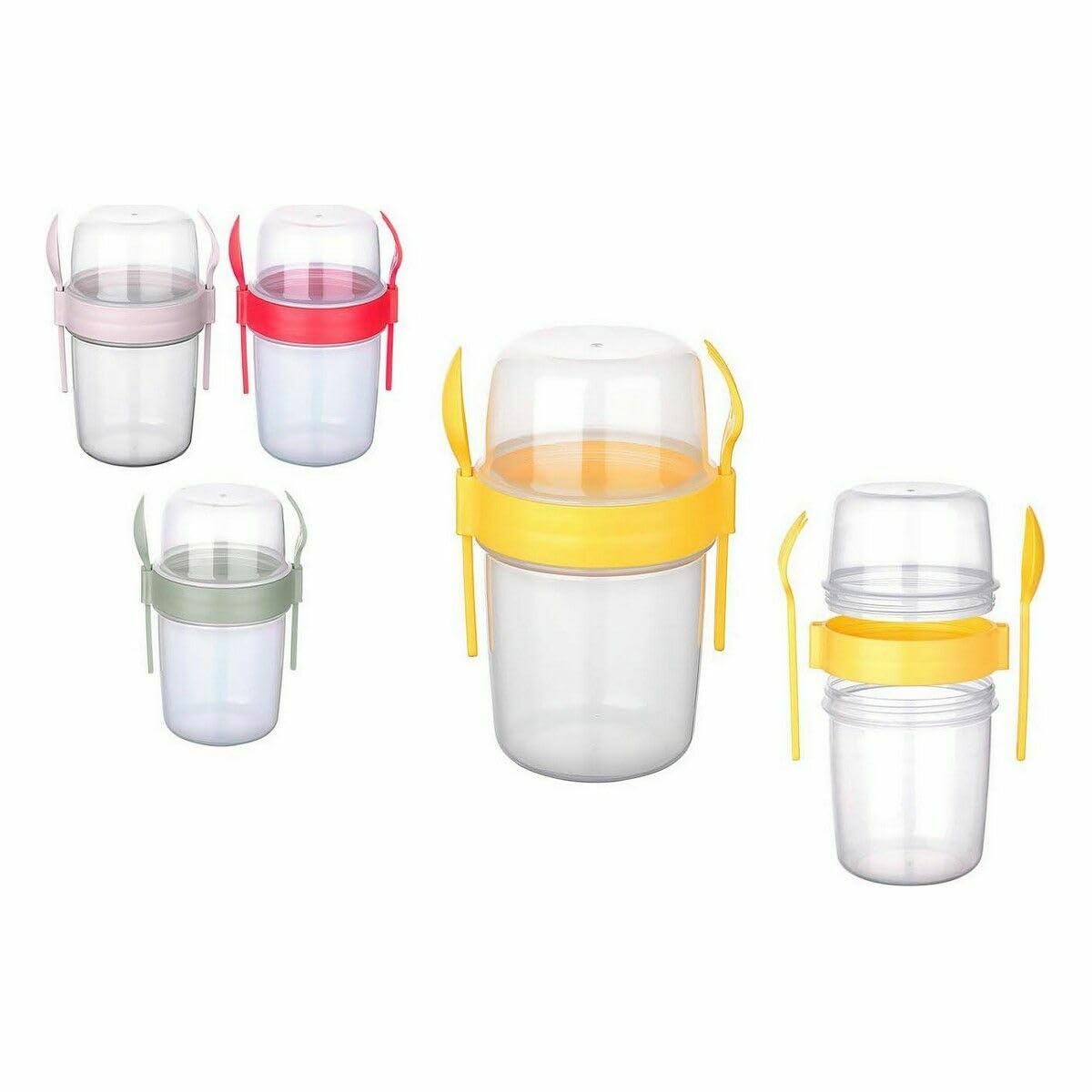 TitizLunch Holder Spoon Fork 650 ml 10 x 9 x 15 cm