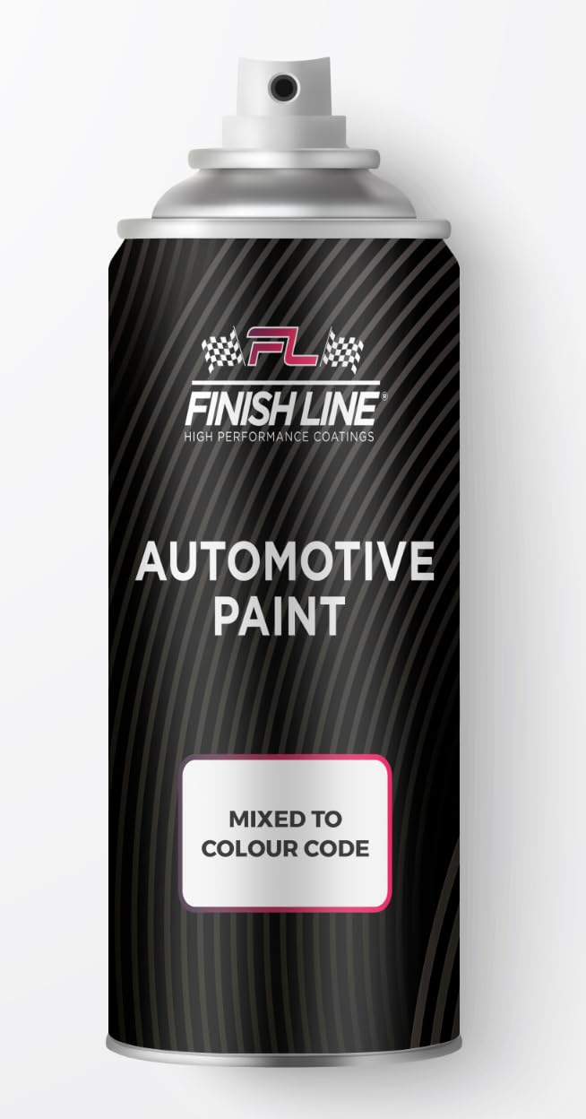 Finish Line LA7W Reflex Silver for Volkswagen Basecoat Car Paint Aerosol