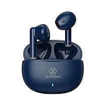 ZIPFORCE Auricolari True Wireless, Cuffie intrauricolari Bluetooth 5.3 4 microfoni ENC Chiamata chiara, Touch Control 40 tempi di riproduzione, TWS impermeabile IPX5, Auricolari leggeri