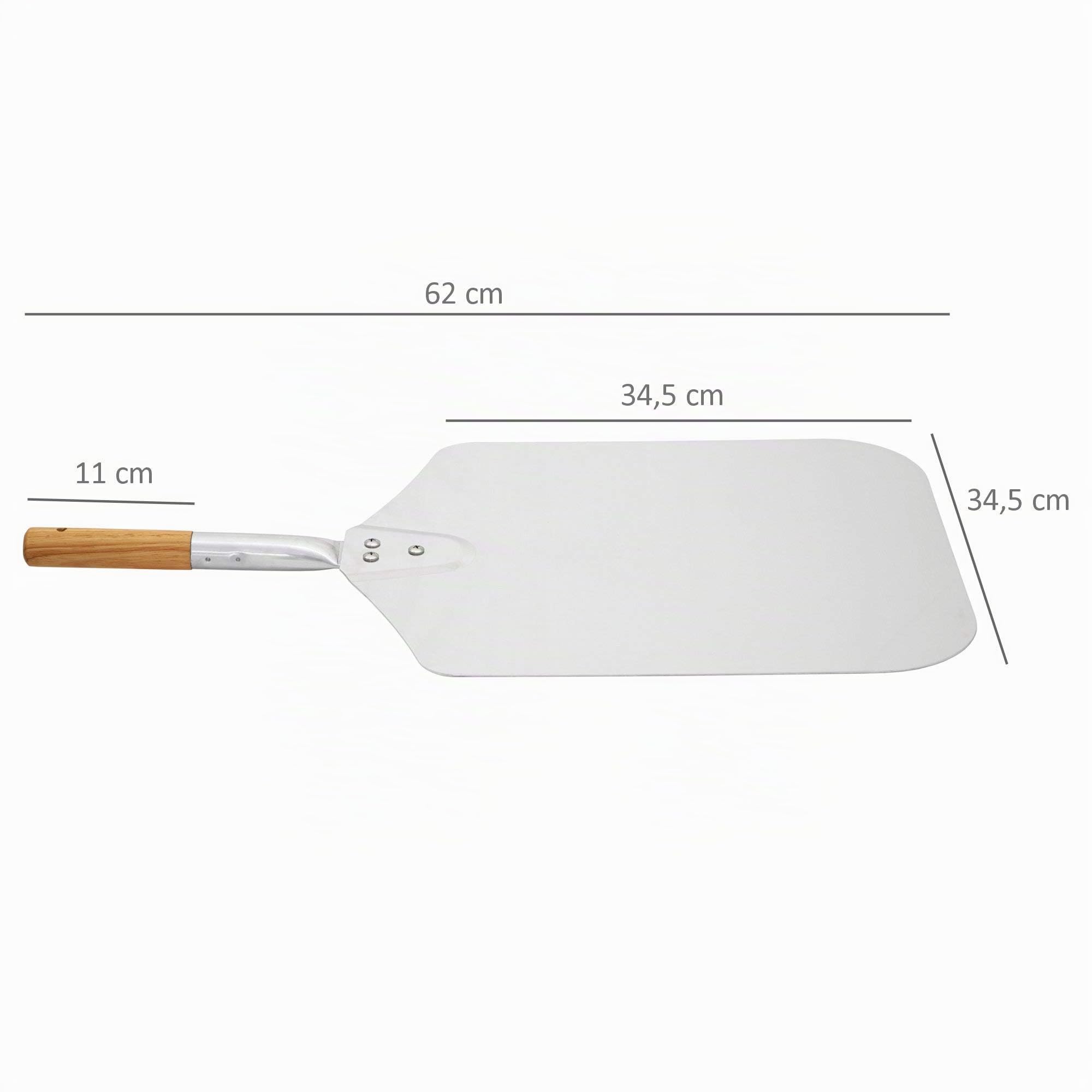 BBQ-Toro Inserto per Pizza per Barbecue a Gas Acciaio Inox 56 x 39 cm Cover Con Termometro