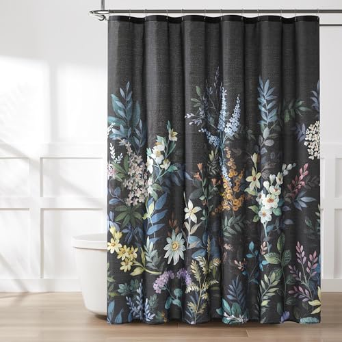 Lush Decor Fantasy Floral Shower Curtain Single 72