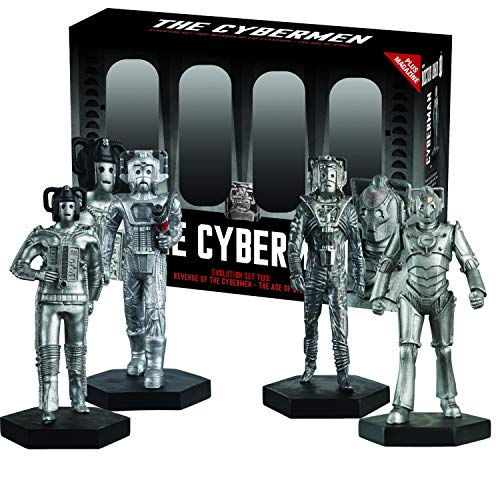 Doctor Who Figurine Collection Doctor Who Colección The Cybermen Evolution Set 2. The Age of Steel 4 Figures