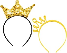 2 Crown Headbands, Cute Headbands, Sequins Headbands, Party Decoration Headbands, Clothing Accessories