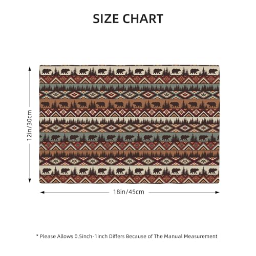 Rustic-Lodge-Bear-Moose-Deer-Placemats-Set-of-4-Vintage-Cabin-Pine-Cone-Place-Mats-Heat-Resistant-Non-Slip-Cotton-Linen-Dining-Table-Mats-for-Home-Party-Kitchen-12X18inch Rustic Lodge Bear Moose Deer Placemats Set of 4 Vintage Cabin Pine Cone Place Mats Heat Resistant Non Slip Cotton Linen Dining Table Mats for Home Party Kitchen 12X18inch