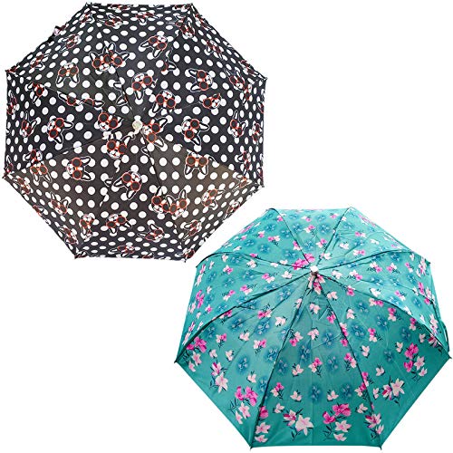 2 Fold Umbrella for Women Stylish Big Size Printed Umbrella for Women/Men/Girls (Multicolour)- Combo Offer Set of 2-image-30