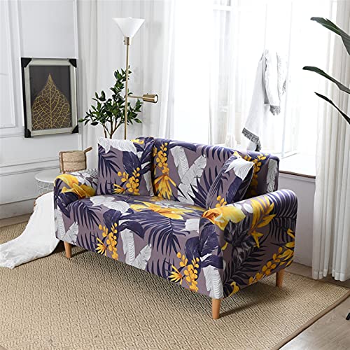 Couverture de canapé floral extensible de 1 à 4 places pour salon - 2