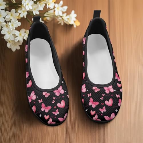 Image of Walking Shoes Women Breathe Mesh Slip On Sneakers Women Comfortable Lightweight