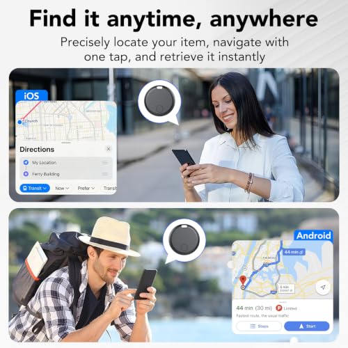 Dual System Smart Tracker Tag, Bluetooth Schlüsselfinder für Android e iOS – Ansicht 4