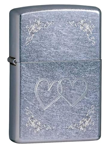 Encendedor Zippo Clásico con Diseño Corazón Elegante miniatura 1